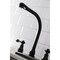 Kingston Brass KB715ACL Centerset Kitchen Faucet with Side Sprayer, Oil Rubbed Bronze KB715ACL - alternate 6